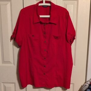 Penningtons Vibrant Red Shirt